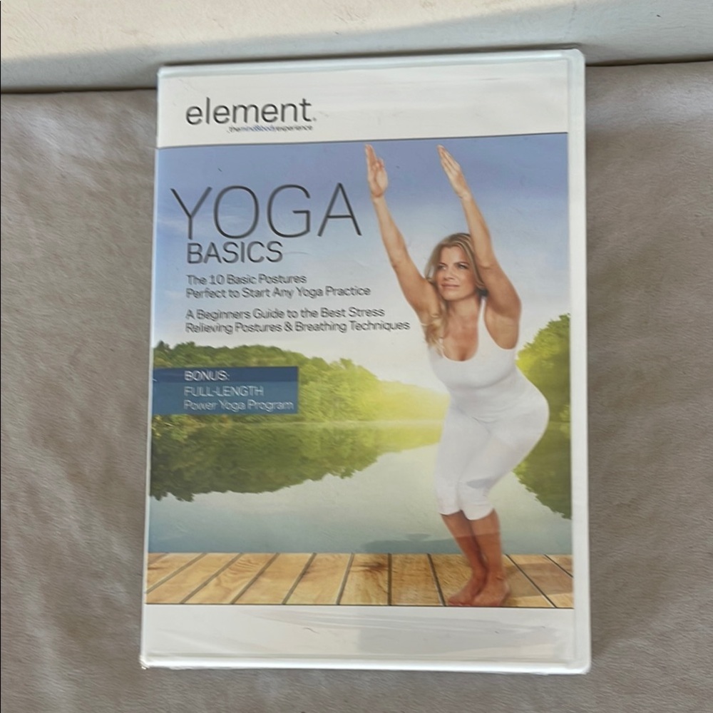 ⭐️ Element Yoga Basics DVD 2013 Anchor Bay New Fitness Health Exercise Program